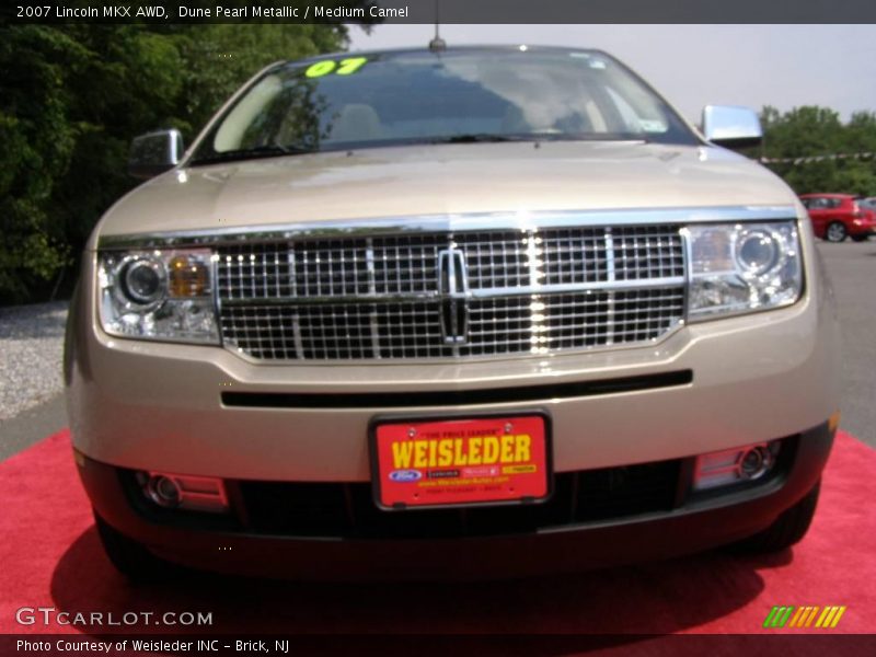 Dune Pearl Metallic / Medium Camel 2007 Lincoln MKX AWD