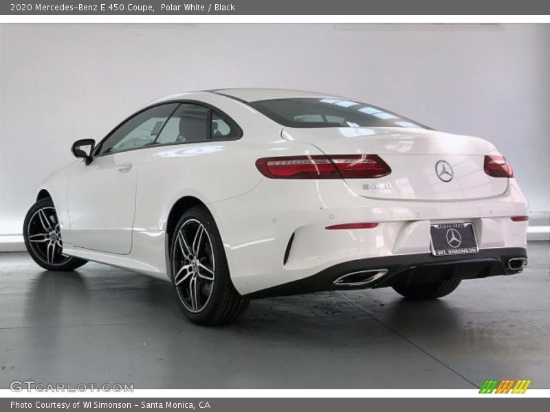 Polar White / Black 2020 Mercedes-Benz E 450 Coupe