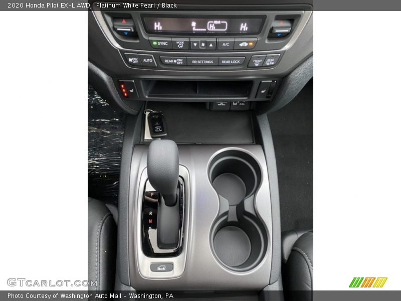 Platinum White Pearl / Black 2020 Honda Pilot EX-L AWD