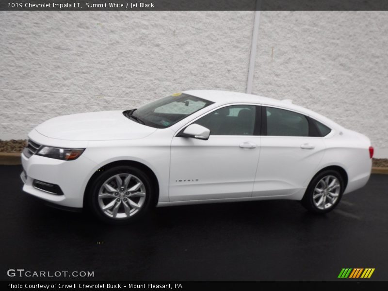 Summit White / Jet Black 2019 Chevrolet Impala LT