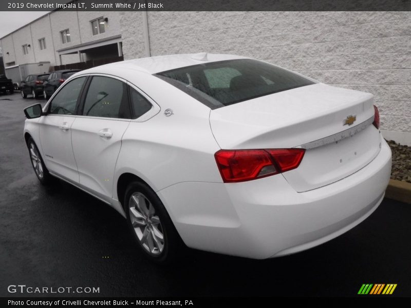 Summit White / Jet Black 2019 Chevrolet Impala LT