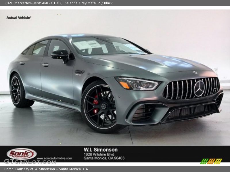 Selenite Grey Metallic / Black 2020 Mercedes-Benz AMG GT 63