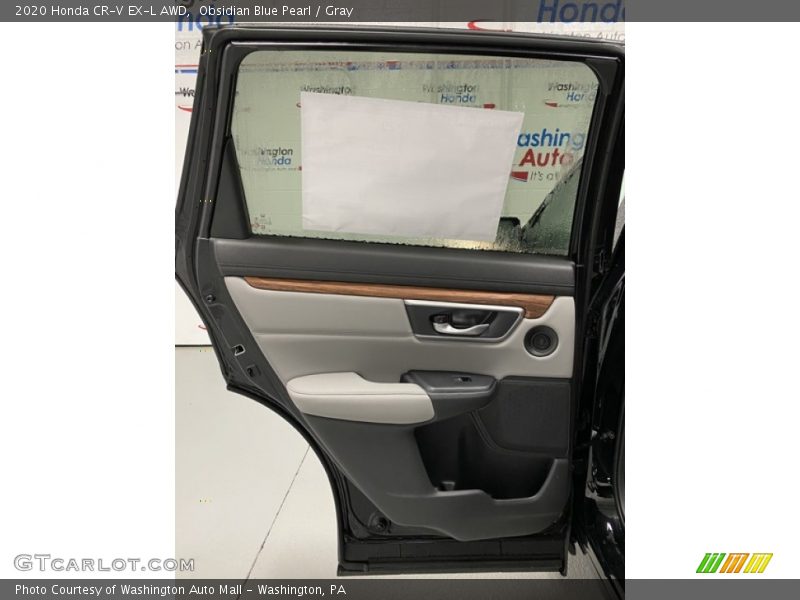 Obsidian Blue Pearl / Gray 2020 Honda CR-V EX-L AWD