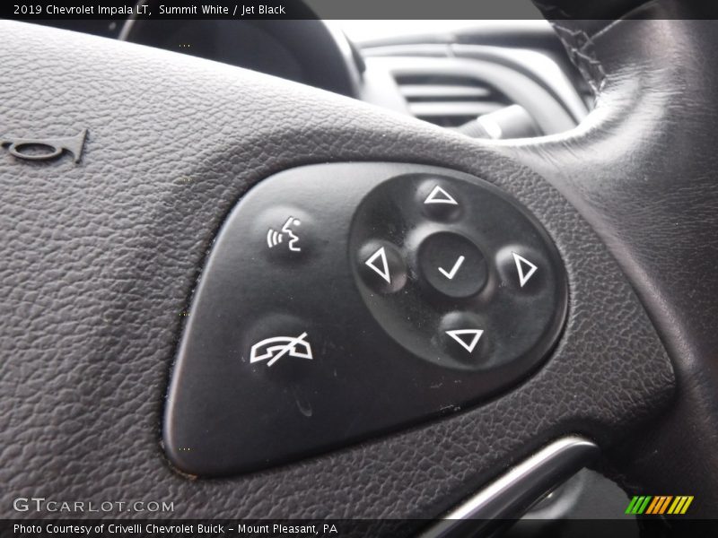 Summit White / Jet Black 2019 Chevrolet Impala LT
