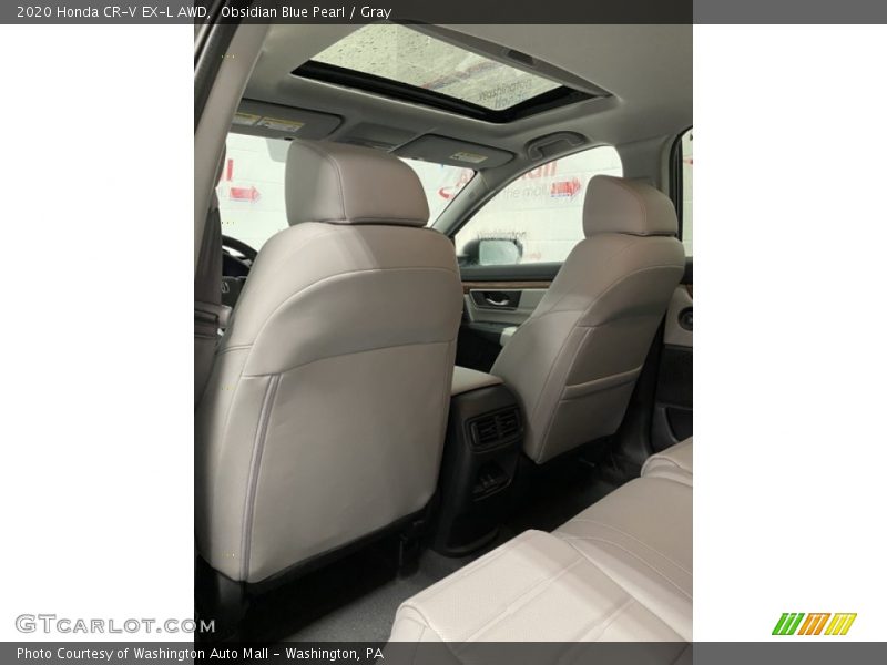 Obsidian Blue Pearl / Gray 2020 Honda CR-V EX-L AWD