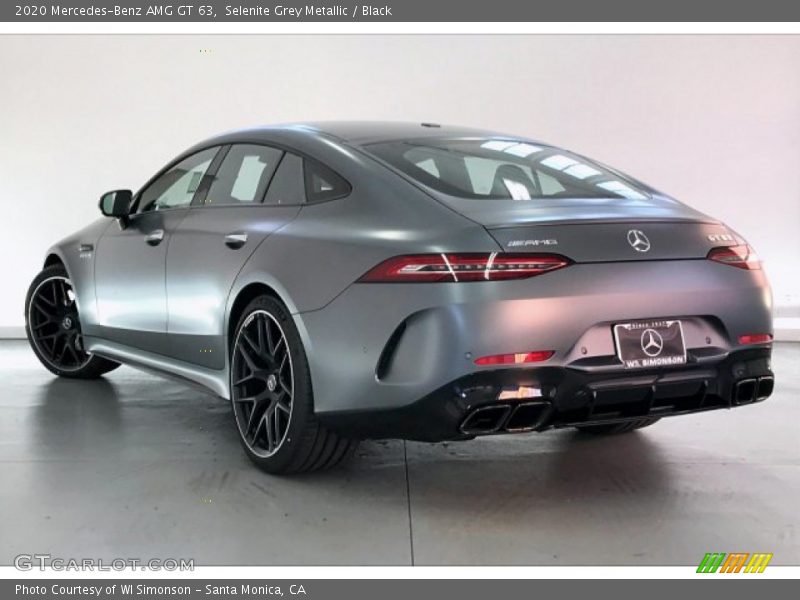 Selenite Grey Metallic / Black 2020 Mercedes-Benz AMG GT 63