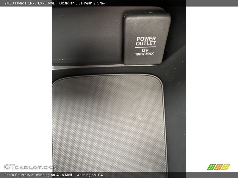 Obsidian Blue Pearl / Gray 2020 Honda CR-V EX-L AWD