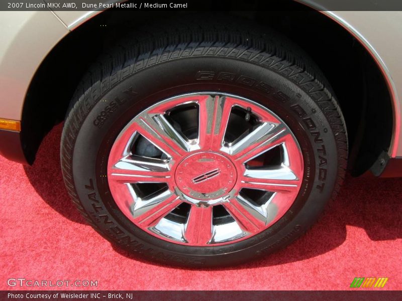 Dune Pearl Metallic / Medium Camel 2007 Lincoln MKX AWD