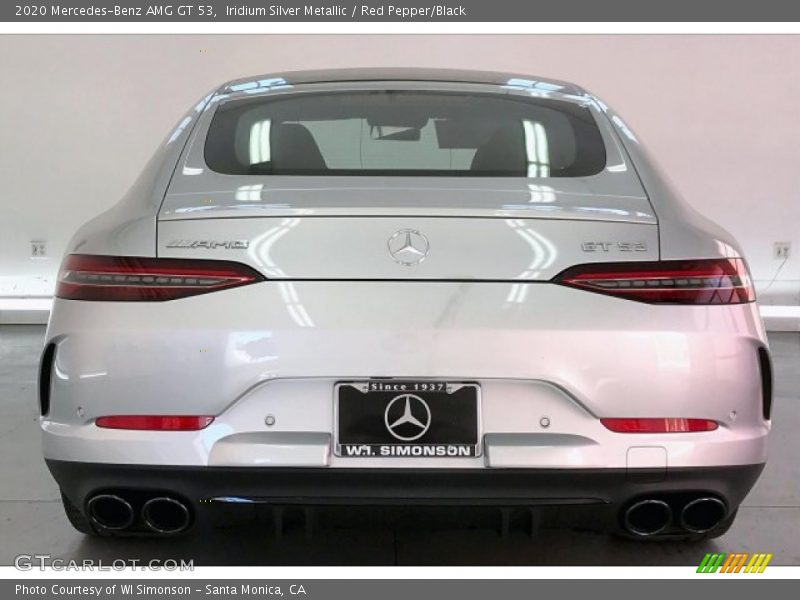 Iridium Silver Metallic / Red Pepper/Black 2020 Mercedes-Benz AMG GT 53