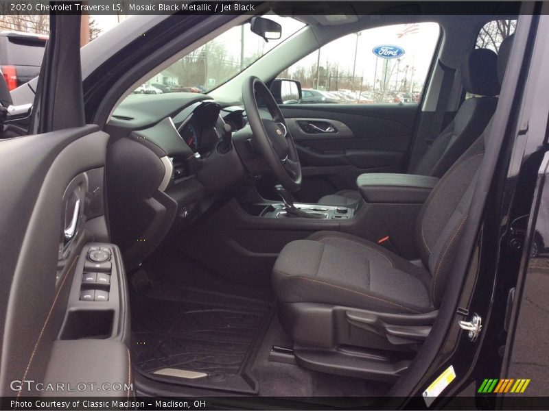 Mosaic Black Metallic / Jet Black 2020 Chevrolet Traverse LS