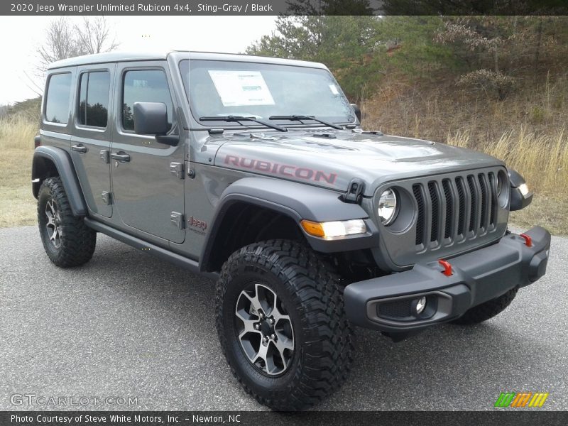 Sting-Gray / Black 2020 Jeep Wrangler Unlimited Rubicon 4x4