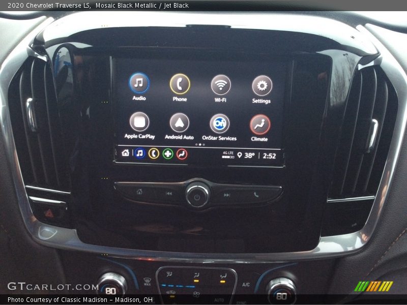Mosaic Black Metallic / Jet Black 2020 Chevrolet Traverse LS