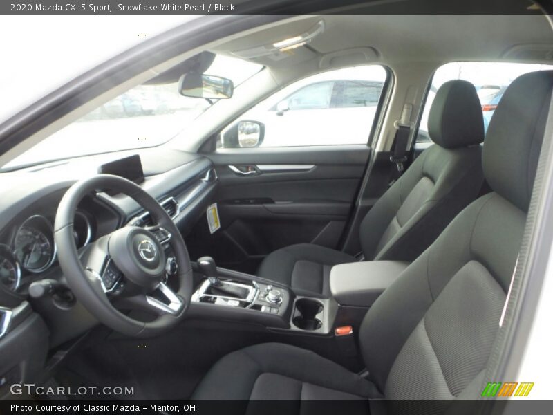 Snowflake White Pearl / Black 2020 Mazda CX-5 Sport