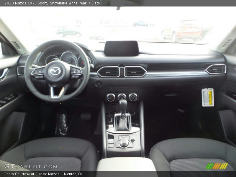 Snowflake White Pearl / Black 2020 Mazda CX-5 Sport