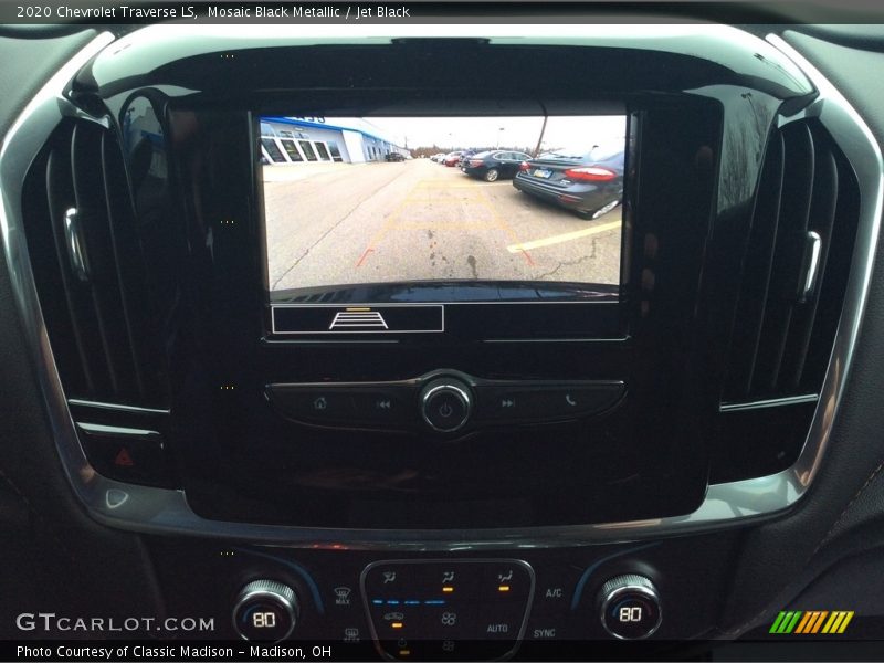 Mosaic Black Metallic / Jet Black 2020 Chevrolet Traverse LS