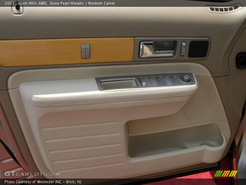 Dune Pearl Metallic / Medium Camel 2007 Lincoln MKX AWD