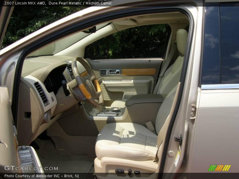 Dune Pearl Metallic / Medium Camel 2007 Lincoln MKX AWD