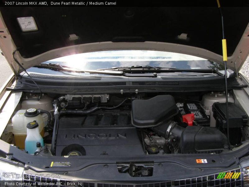 Dune Pearl Metallic / Medium Camel 2007 Lincoln MKX AWD