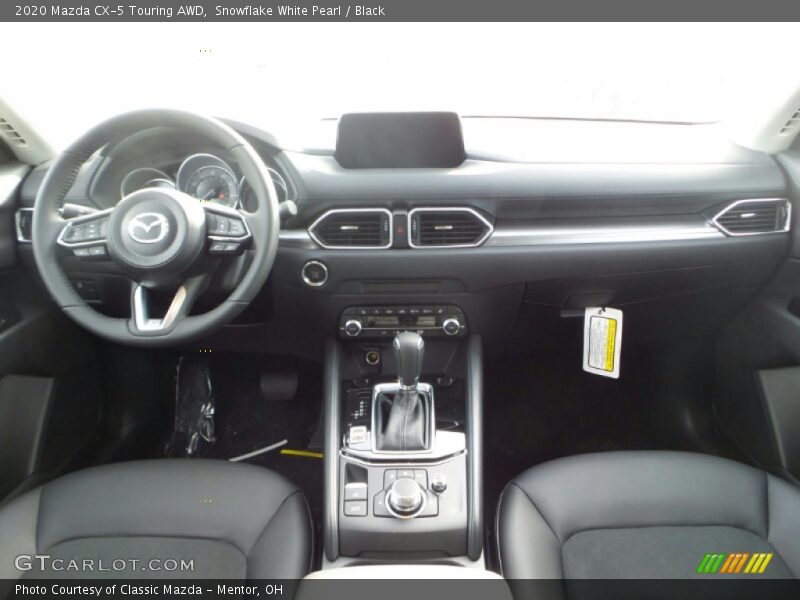 Snowflake White Pearl / Black 2020 Mazda CX-5 Touring AWD