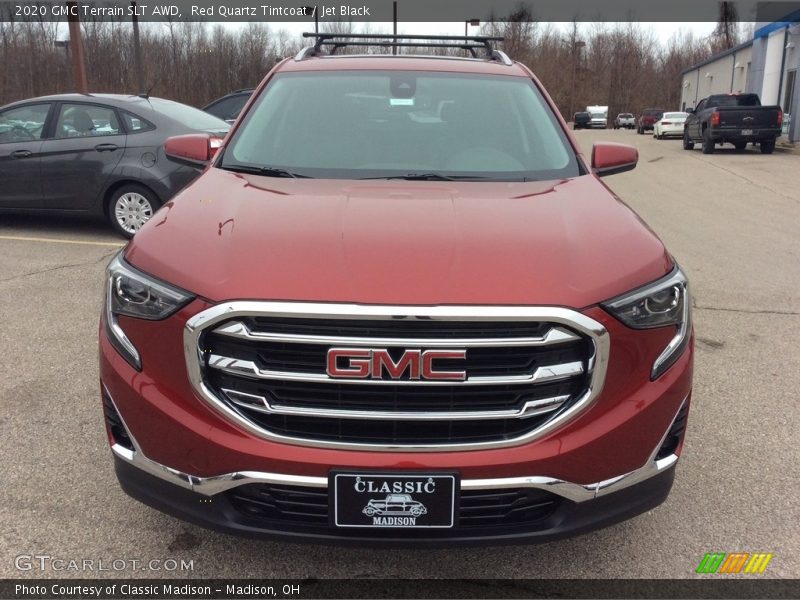 Red Quartz Tintcoat / Jet Black 2020 GMC Terrain SLT AWD