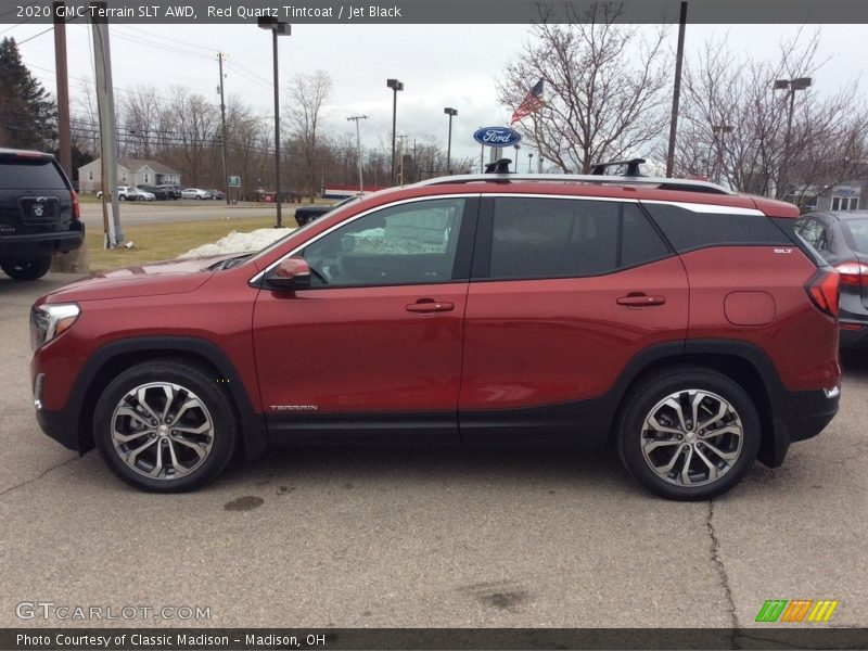 Red Quartz Tintcoat / Jet Black 2020 GMC Terrain SLT AWD