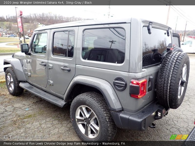 Sting-Gray / Black 2020 Jeep Wrangler Unlimited Sahara 4x4
