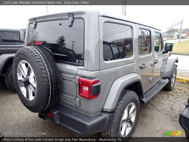 Sting-Gray / Black 2020 Jeep Wrangler Unlimited Sahara 4x4