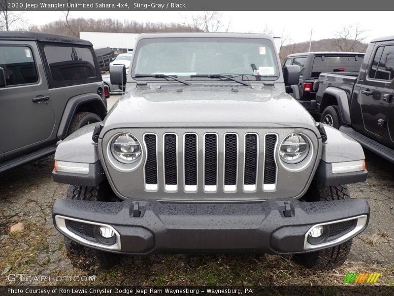 Sting-Gray / Black 2020 Jeep Wrangler Unlimited Sahara 4x4