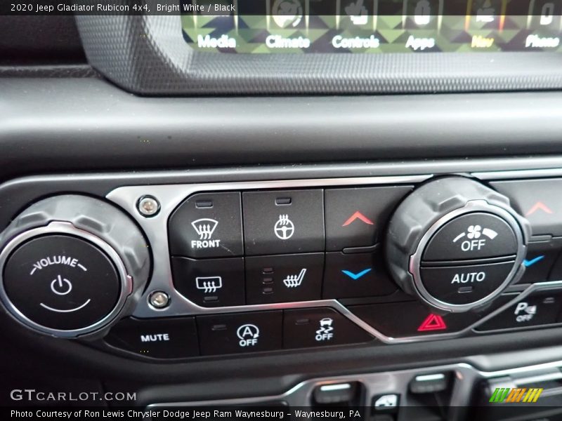 Bright White / Black 2020 Jeep Gladiator Rubicon 4x4