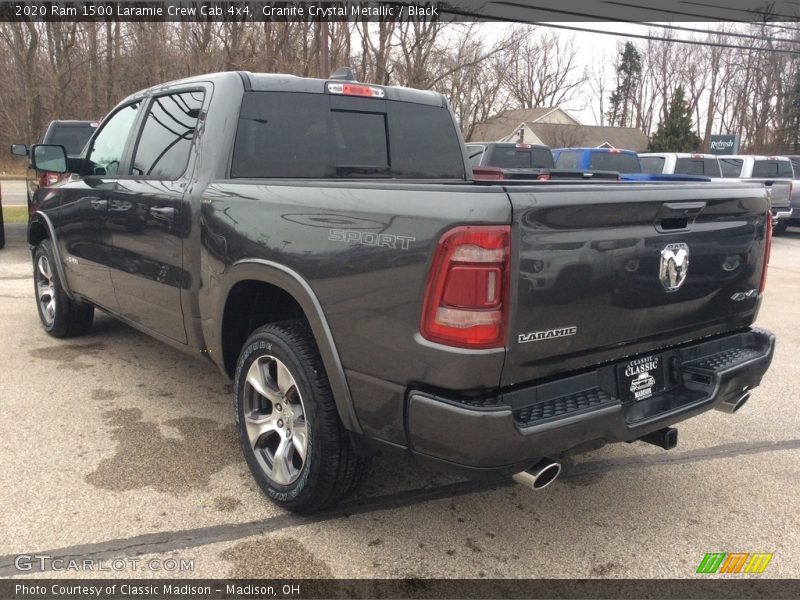 Granite Crystal Metallic / Black 2020 Ram 1500 Laramie Crew Cab 4x4