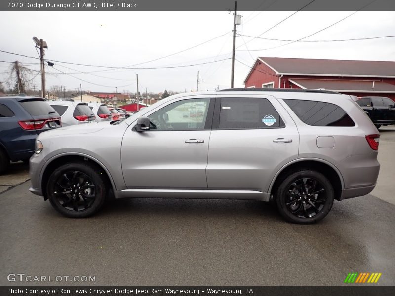 Billet / Black 2020 Dodge Durango GT AWD