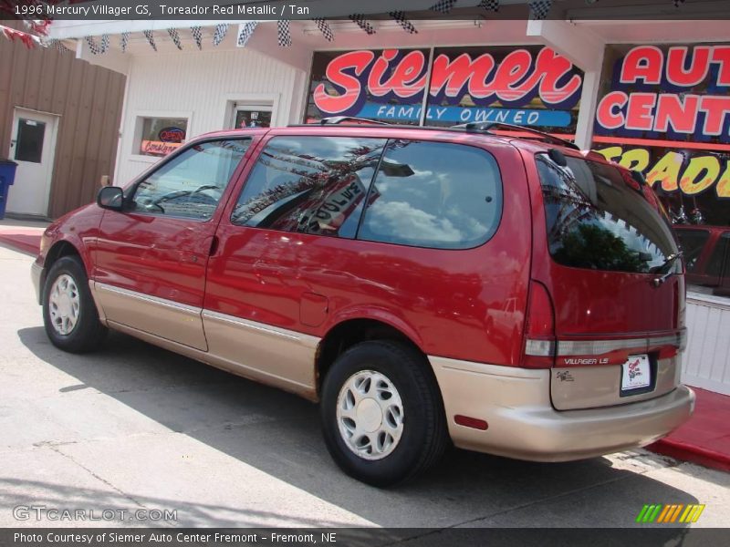 Toreador Red Metallic / Tan 1996 Mercury Villager GS