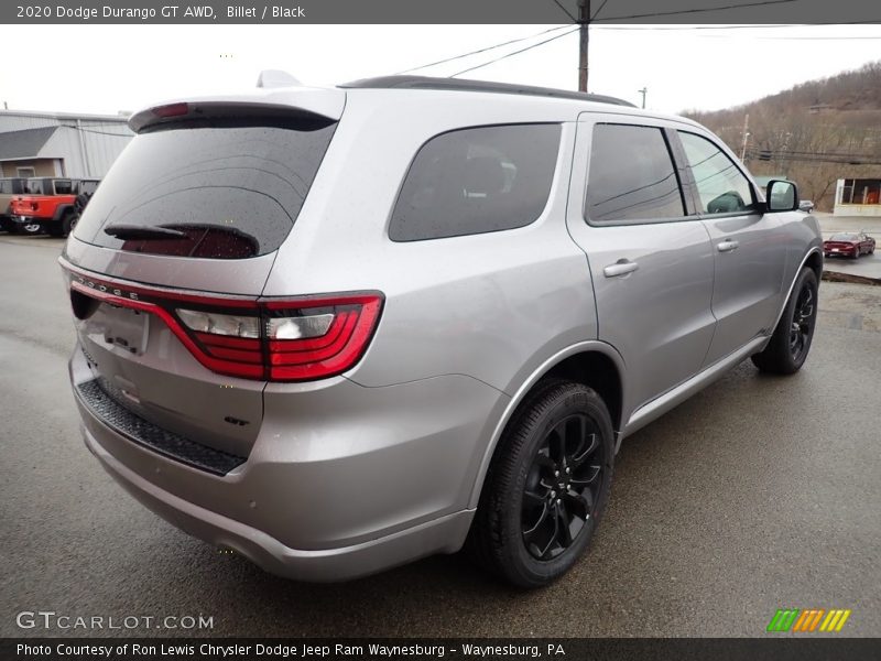Billet / Black 2020 Dodge Durango GT AWD