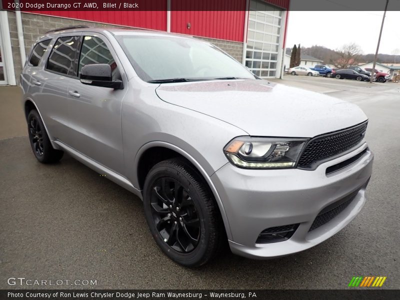 Billet / Black 2020 Dodge Durango GT AWD