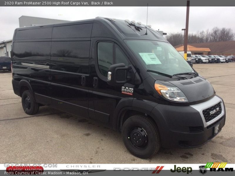 Black / Black 2020 Ram ProMaster 2500 High Roof Cargo Van