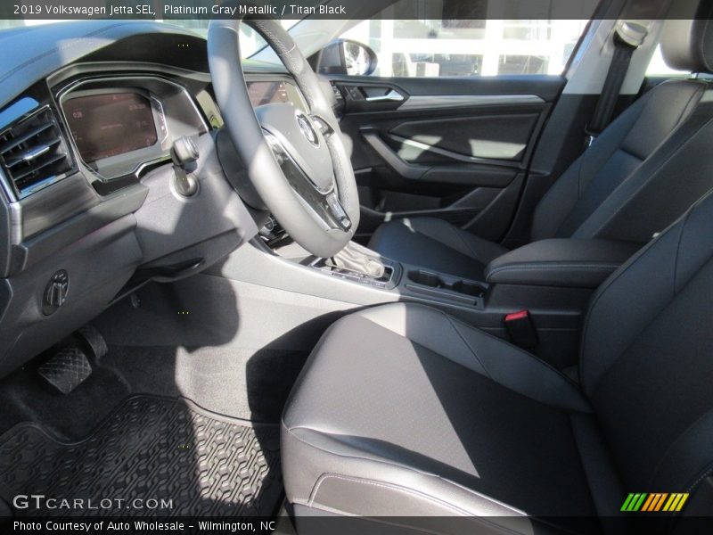 Platinum Gray Metallic / Titan Black 2019 Volkswagen Jetta SEL