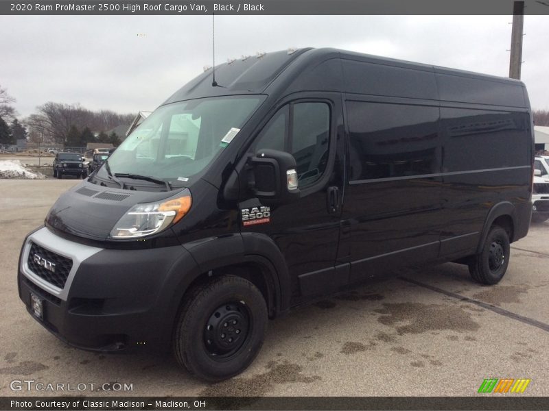 Front 3/4 View of 2020 ProMaster 2500 High Roof Cargo Van