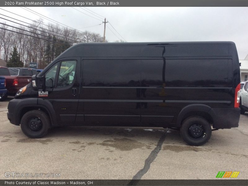  2020 ProMaster 2500 High Roof Cargo Van Black