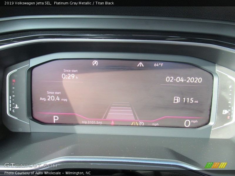 Platinum Gray Metallic / Titan Black 2019 Volkswagen Jetta SEL