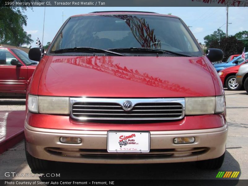 Toreador Red Metallic / Tan 1996 Mercury Villager GS