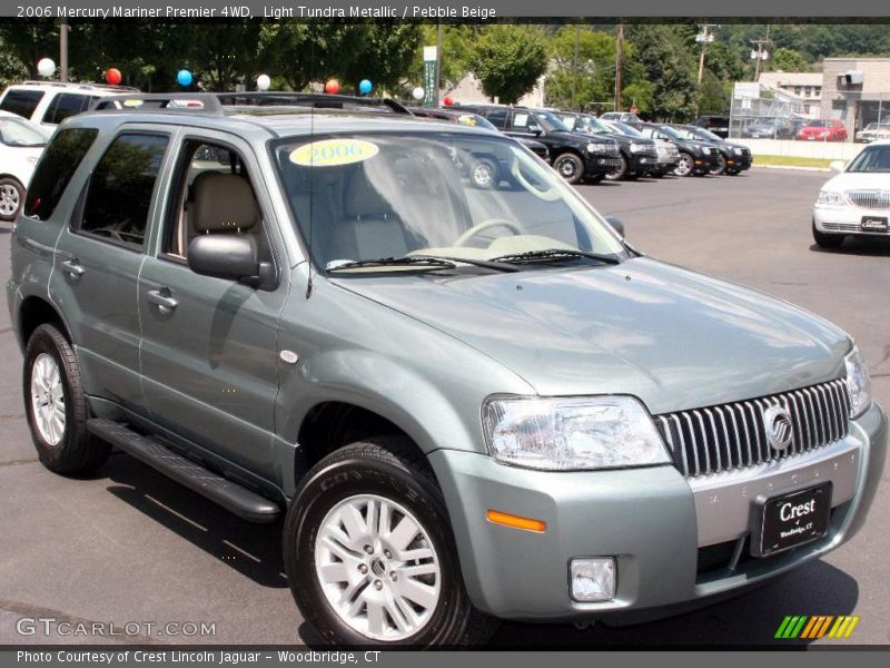 Light Tundra Metallic / Pebble Beige 2006 Mercury Mariner Premier 4WD
