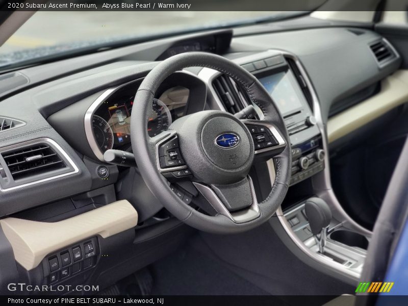 Abyss Blue Pearl / Warm Ivory 2020 Subaru Ascent Premium