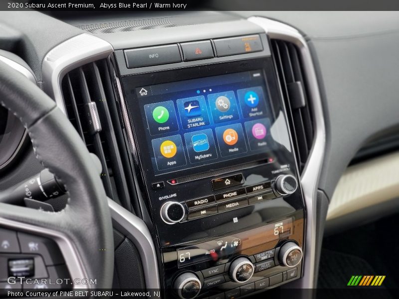 Abyss Blue Pearl / Warm Ivory 2020 Subaru Ascent Premium