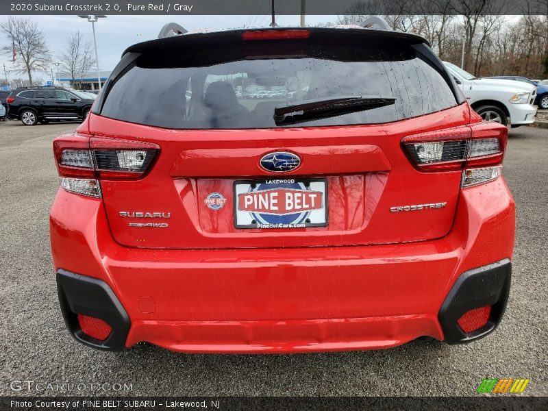 Pure Red / Gray 2020 Subaru Crosstrek 2.0