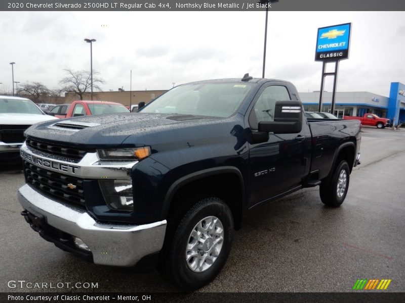 Northsky Blue Metallic / Jet Black 2020 Chevrolet Silverado 2500HD LT Regular Cab 4x4