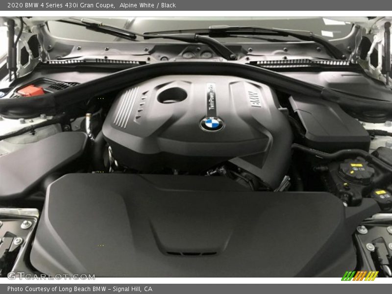 Alpine White / Black 2020 BMW 4 Series 430i Gran Coupe