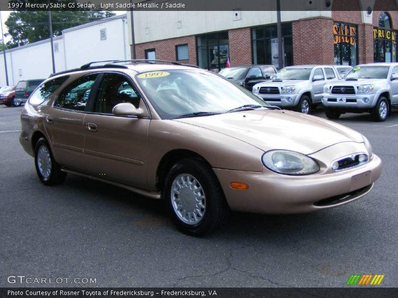 Light Saddle Metallic / Saddle 1997 Mercury Sable GS Sedan