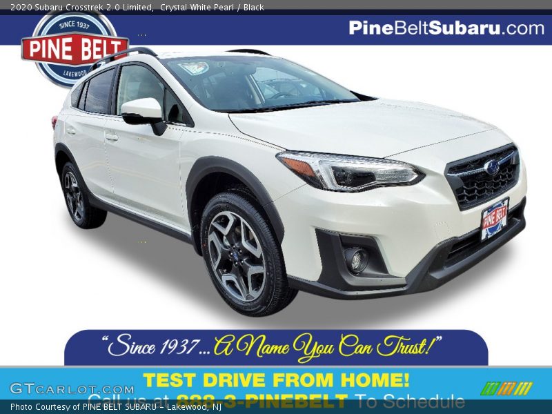 Crystal White Pearl / Black 2020 Subaru Crosstrek 2.0 Limited