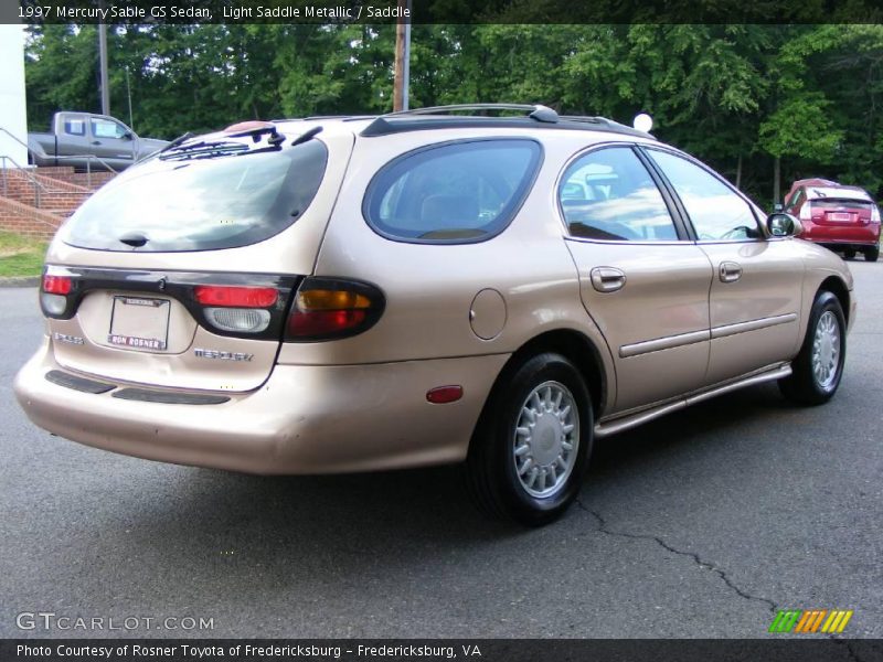 Light Saddle Metallic / Saddle 1997 Mercury Sable GS Sedan