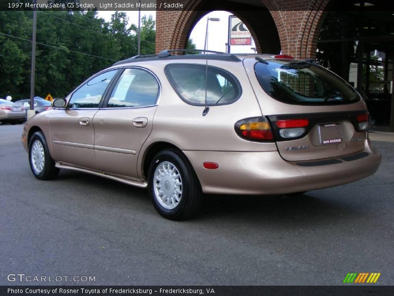 Light Saddle Metallic / Saddle 1997 Mercury Sable GS Sedan